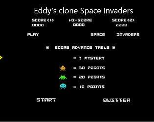 Eddy's Space Invaders replicat