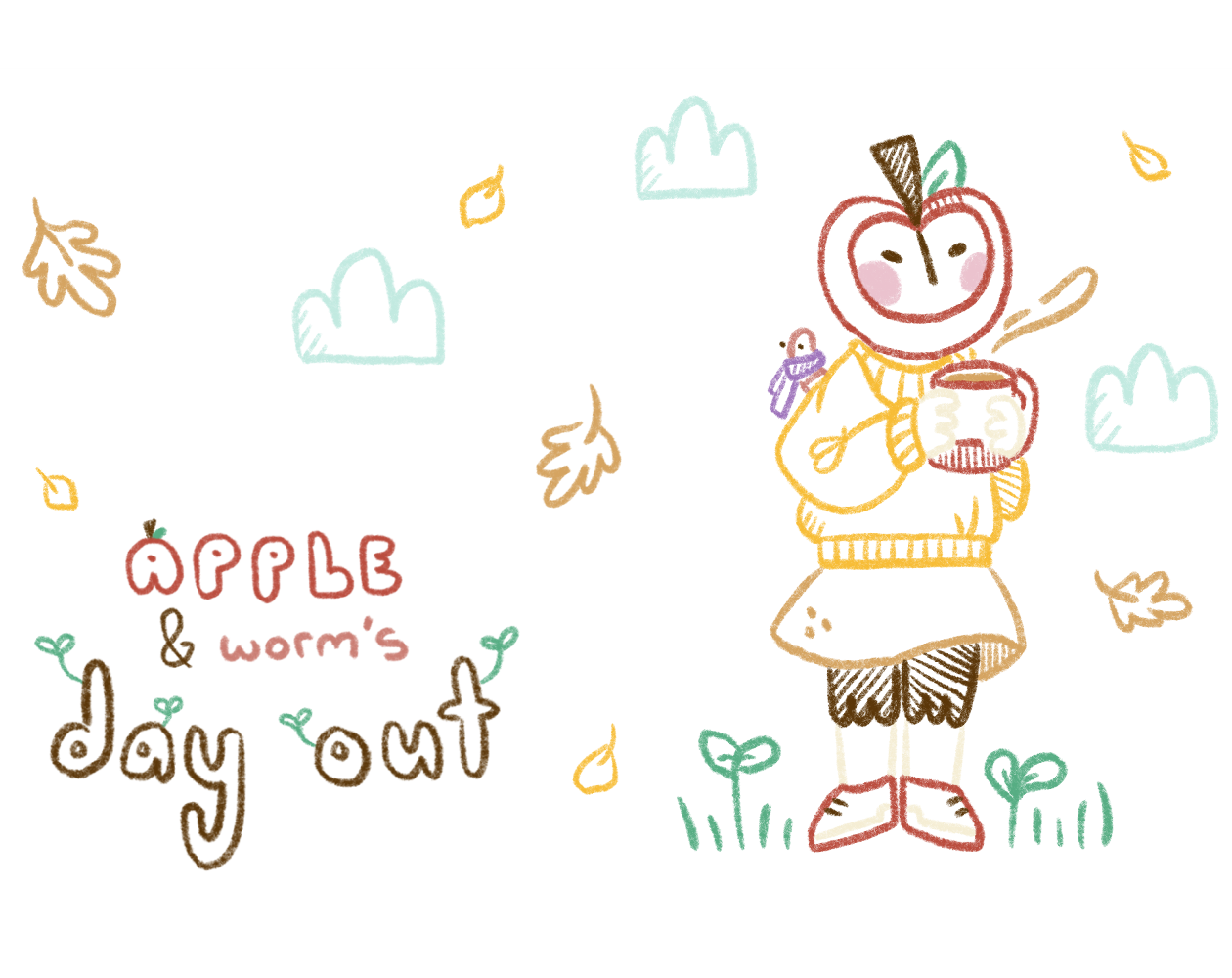 Cover image for Apple & Worm's Day Out