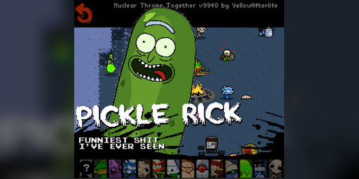 Cover image for Pickle Rick in Nuclear Throne