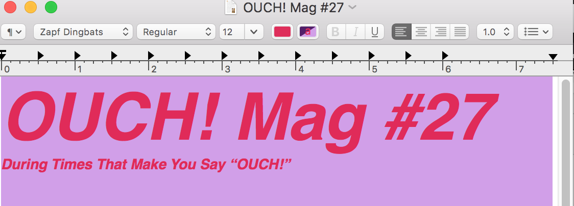 OUCH! Mag #27