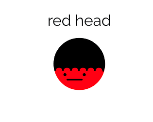 red head: jumping in darkness