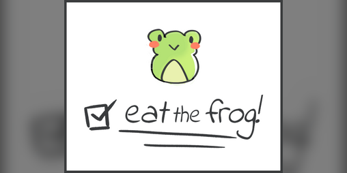 Cover image for eat the frog!