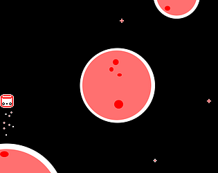 Marshmallow: space travel -pixel retro platformer