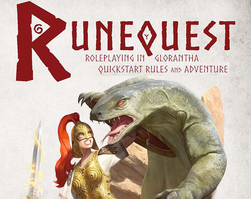 RuneQuest: Roleplaying in Glorantha Quickstart Rules by Chaosium