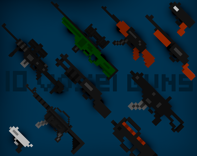 Voxel Guns Pack by Erick1310