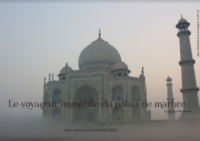 Cover image for Le voyageur immobile du palais de marbre
