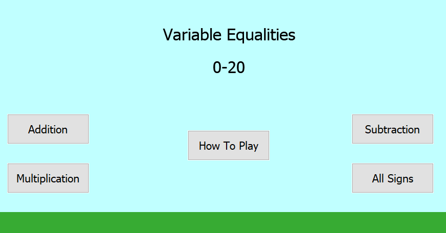 Variable Equalities