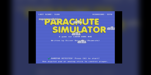 Cover image for Super Realistic Parachute Simulator (LD46)
