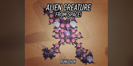 Cover image for Alien creature from space!