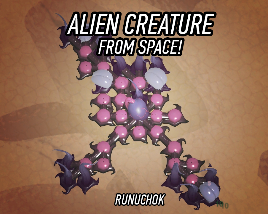 Cover image for Alien creature from space!