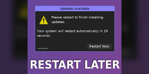 Cover image for Restart Later