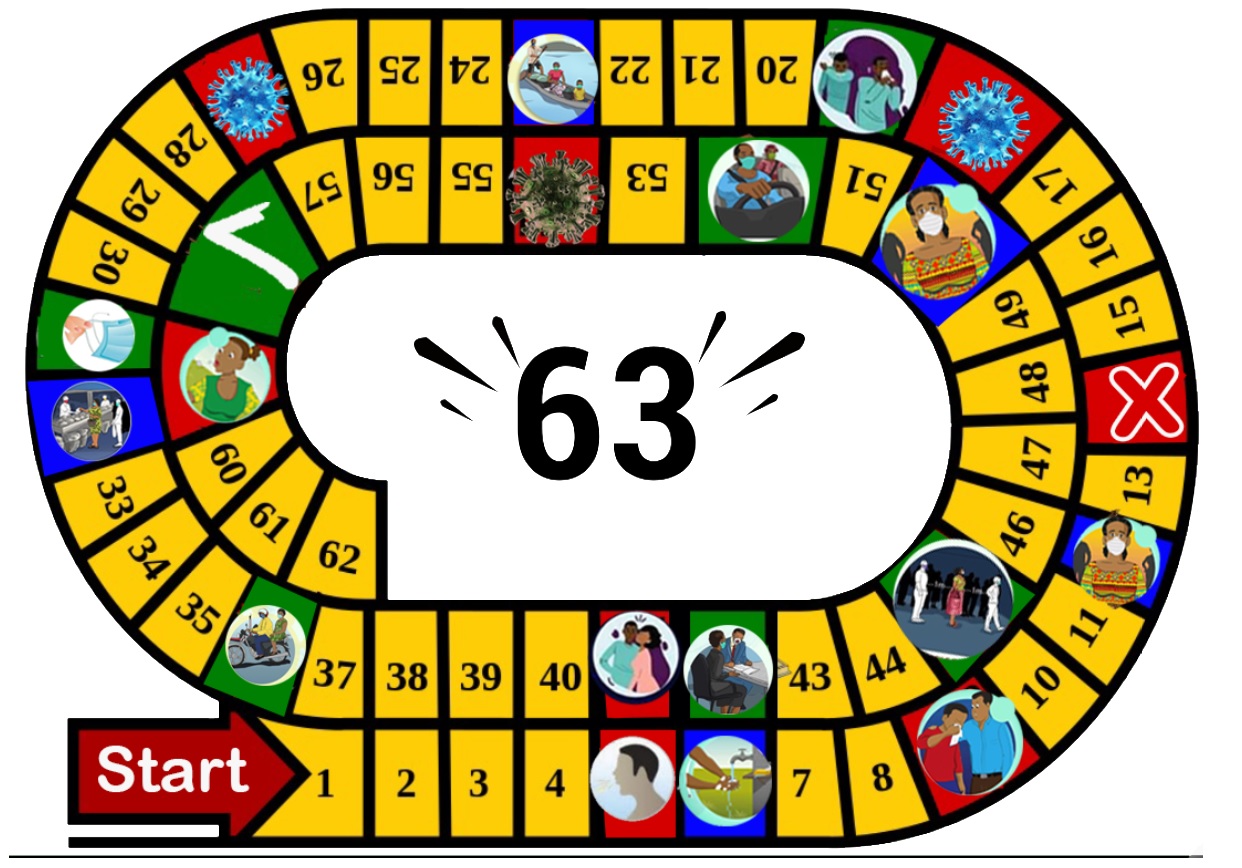 Jeu de l'Oie version Covid 19 by gamifikathon Jeu de l'Oie version Covid 19 by gamifikathon