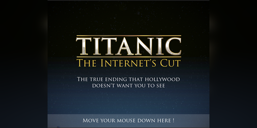 Cover image for Titanic the Internet's Cut