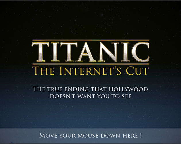 Cover image for Titanic the Internet's Cut