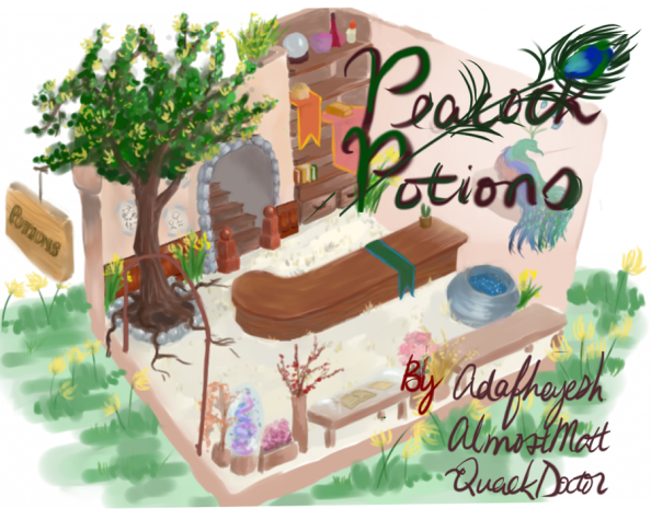 Cover image for Peacock Potions