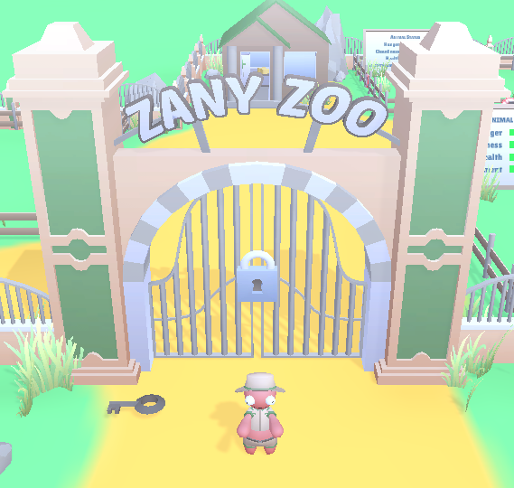 Cover image for Zany Zoo