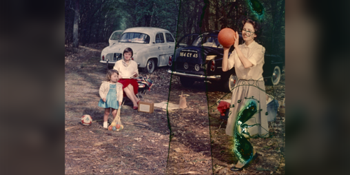 Cover image for PORTRAIT PAYSAGE /// Evelyne et Marie-Christine /// 1962 - 1968