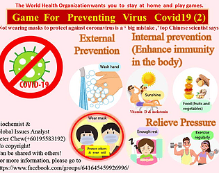 A game that lets us know how to prevent covid19 infection
