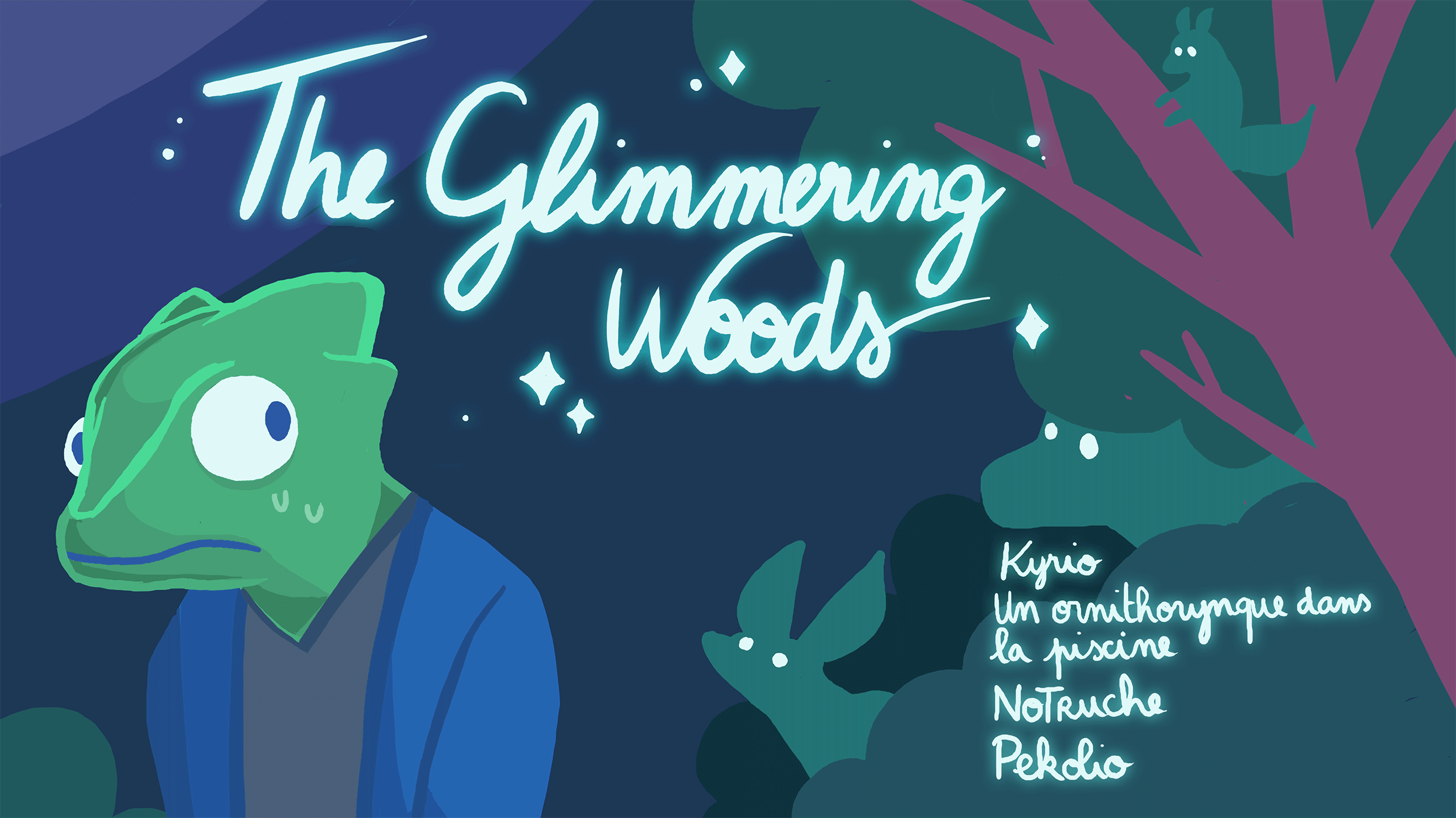 Cover image for The Glimmering Woods