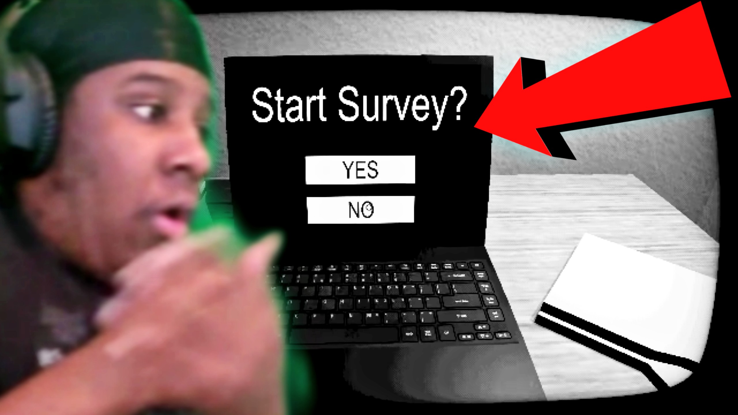 start survey game jumpscare｜TikTok Search