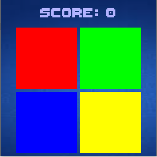 Simon game with normal and hard mode