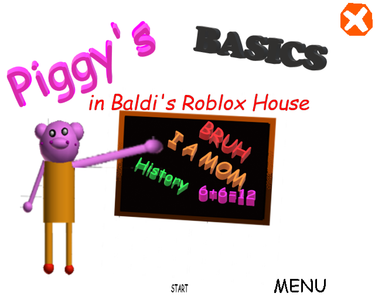 Piggy S Basics In Baldi S Roblox House By Ba10 - real baldi roblox