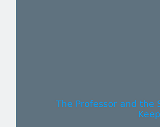 The Professor and the Shoppe Keep DEMO