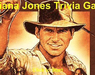 Indiana Jones Trivia Game