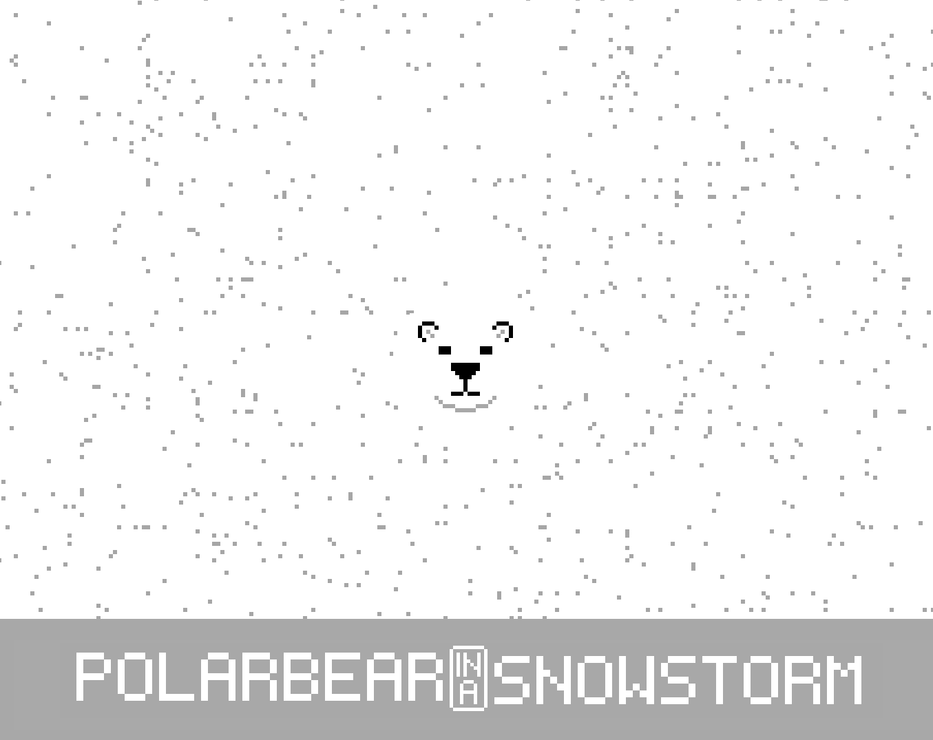 Cover image for Polar Bear In A Snowstorm