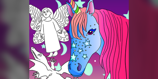 Cover image for Fairyland Familiars Coloring Book