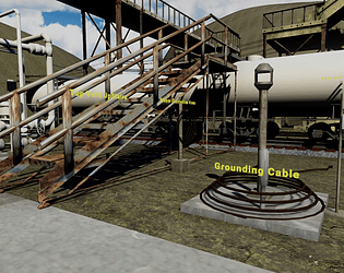 Plant Railcar Unloading Training Simulation for Windows