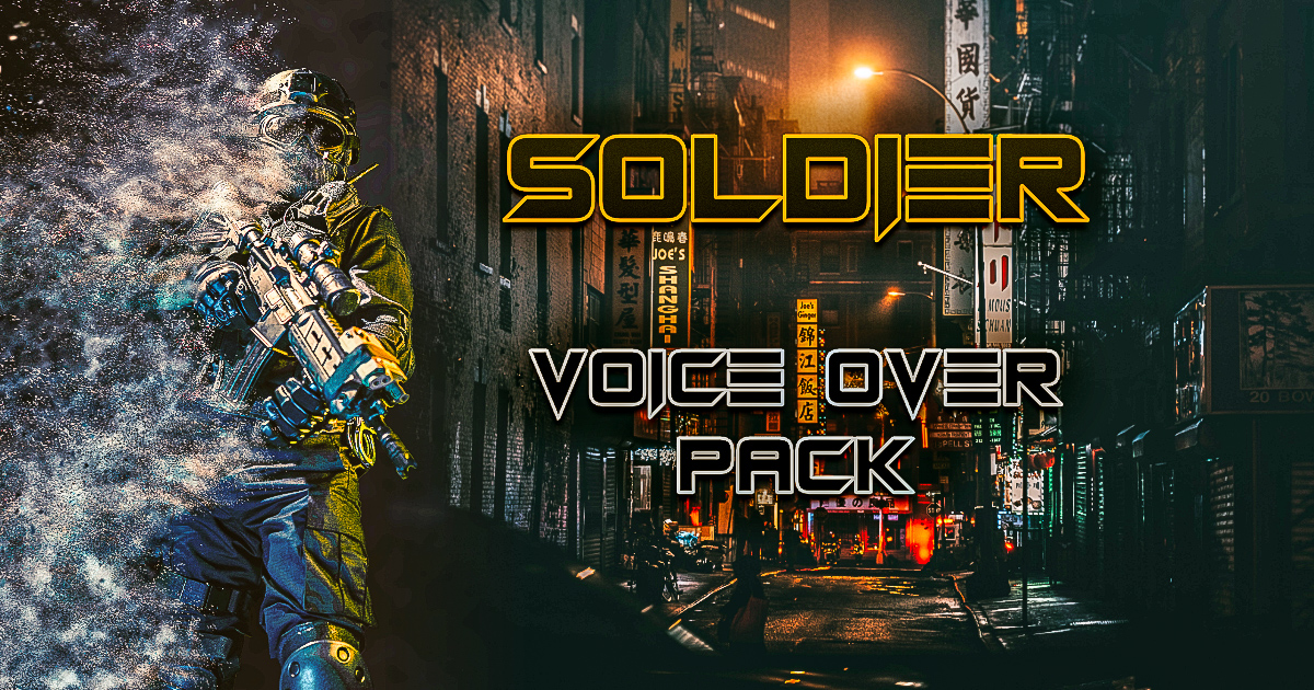 Soldier Character PRO Voice Pack