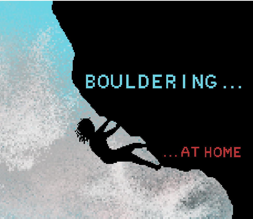 Cover image for Bouldering ... At Home