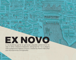 Ex Novo   - A playable city-generator and map-making game. 