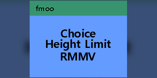 Cover image for Choice Height Limit for RPGMaker MV