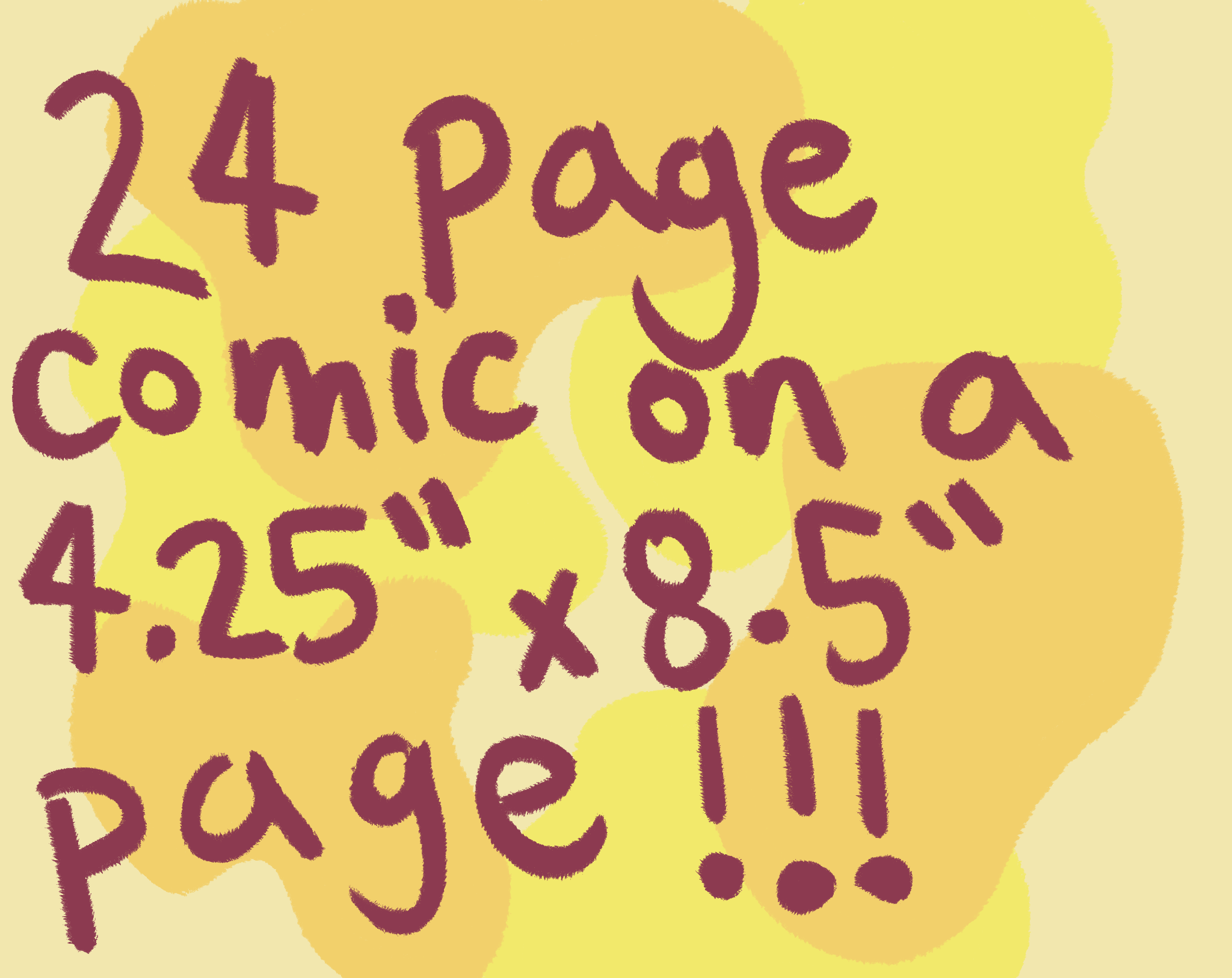24 page comic on a single 4.25