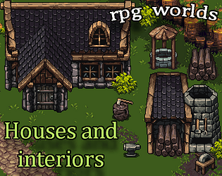 RPG Worlds Houses And Interiors cover art