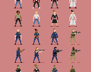 C + C]Roguelike 32x32 2d characters (updated again)