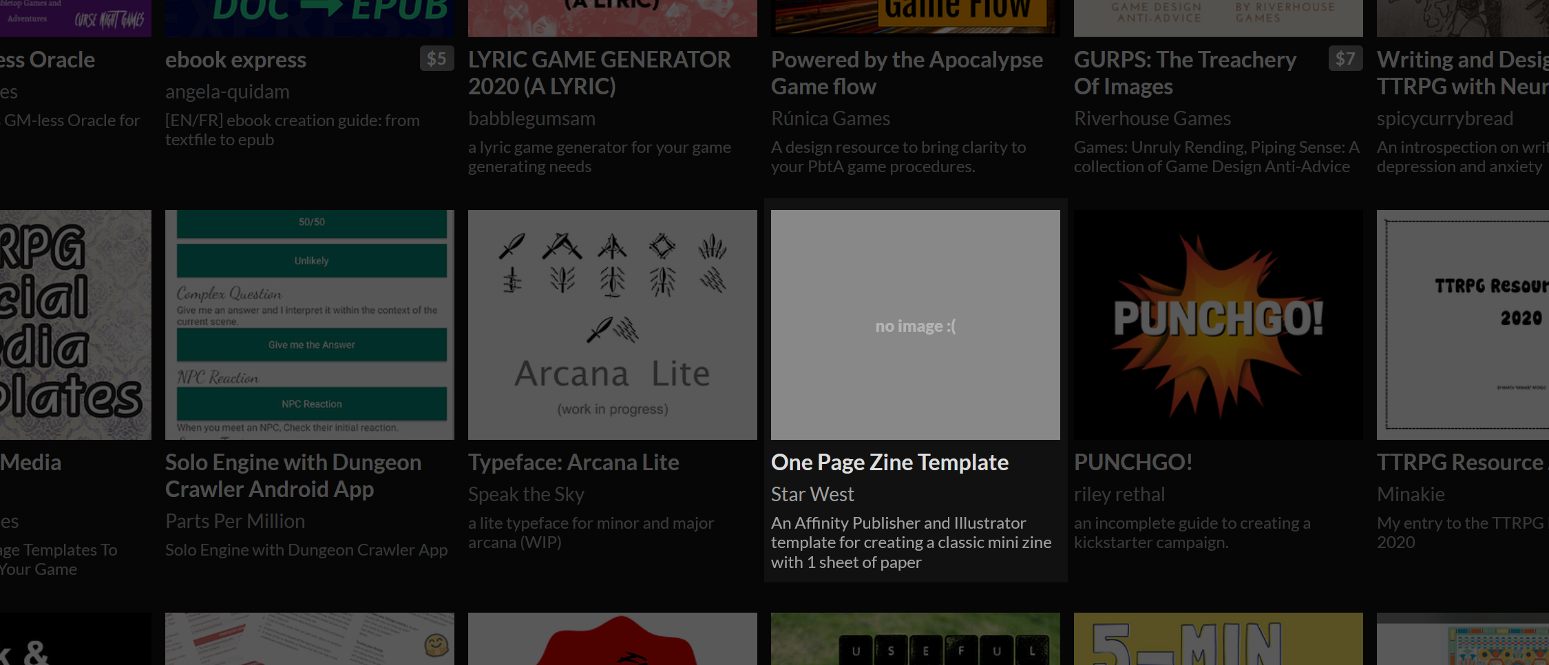 Itch Game Page Image Guide and Templates by Star West