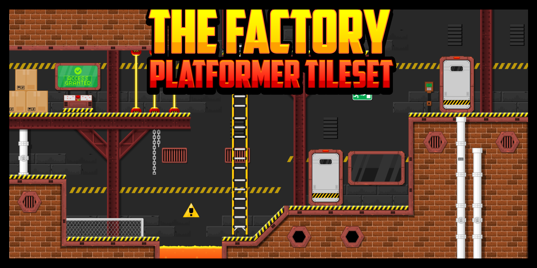 The Factory - Platformer Tileset