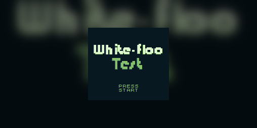 Cover image for White-floo test