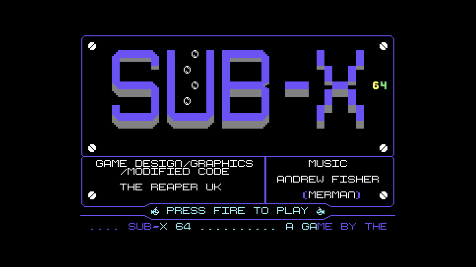 SUB-X 64 (C64)