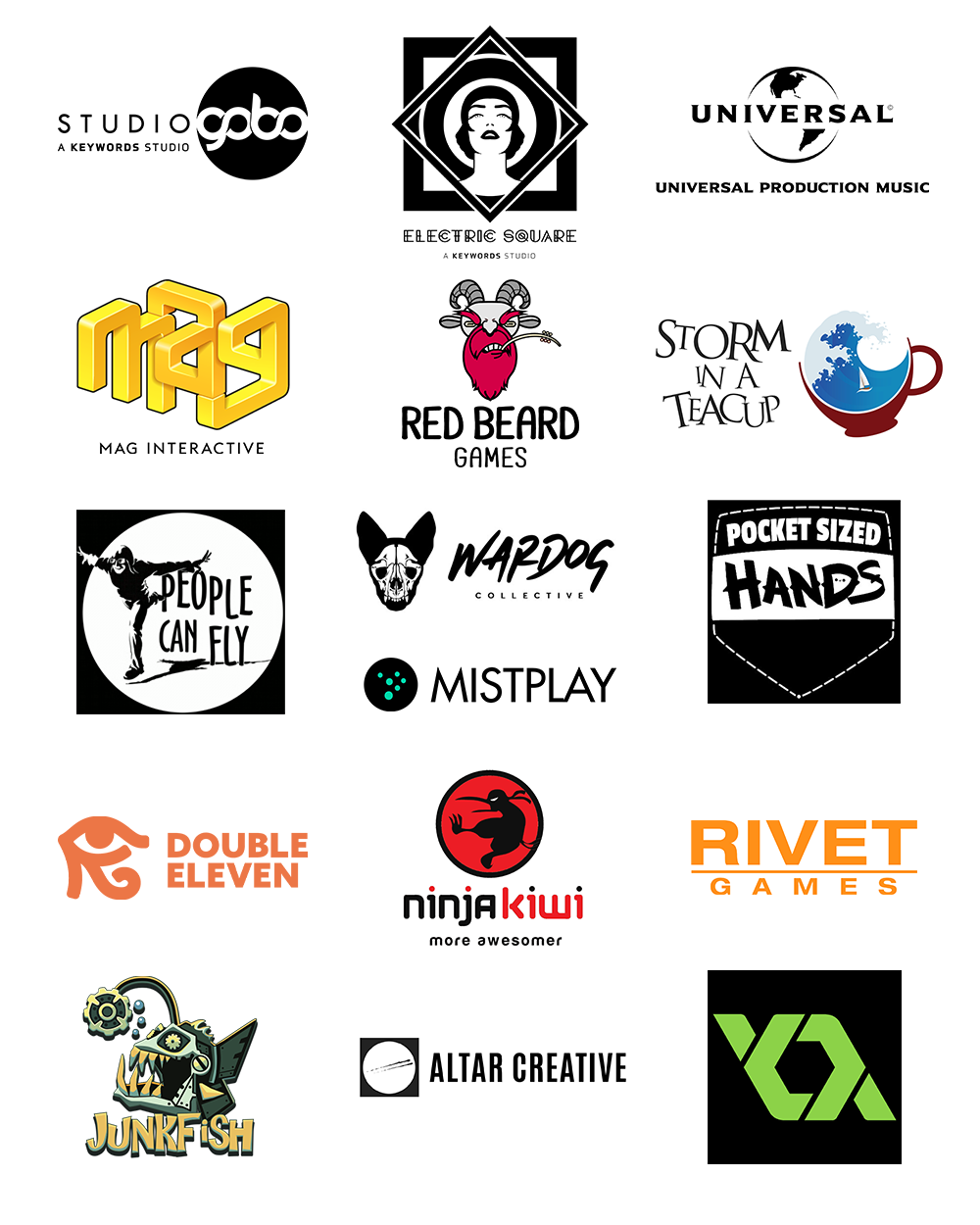 indie game company logos