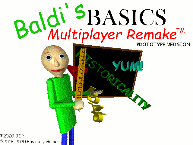 Baldi's Basics Multiplayer Remake Prototype by JohnsterSpaceGames