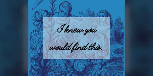 Cover image for I Knew You Would Find This