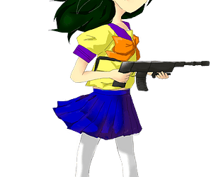 妹子爆射怪獸