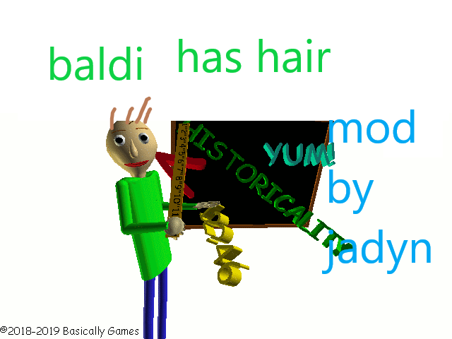 Cover image for baldi has hair