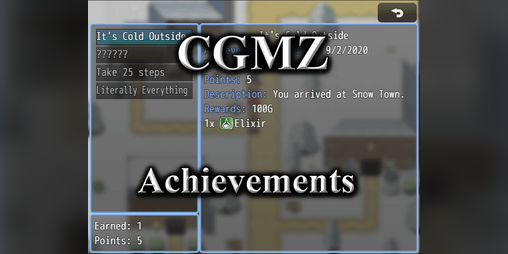Cover image for [CGMZ] Achievements for RPG Maker MZ
