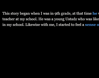 My Story With Him