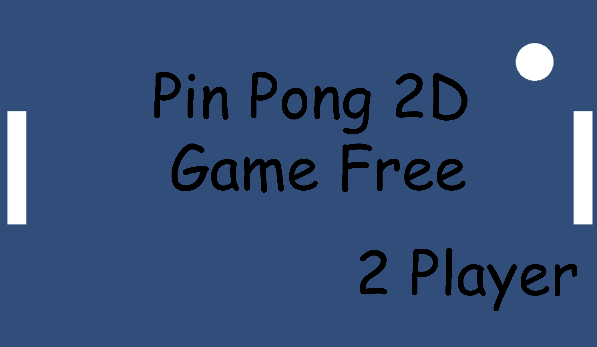 Pin pong 2D ( Two player )